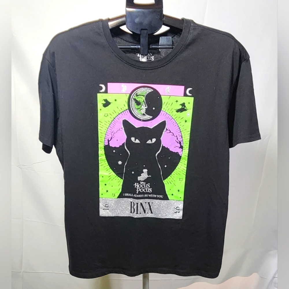 🛍 4/$20 🛍 Disney Women's Hocus Pocus Black Graphic Short Sleeve-Size XXL (19)